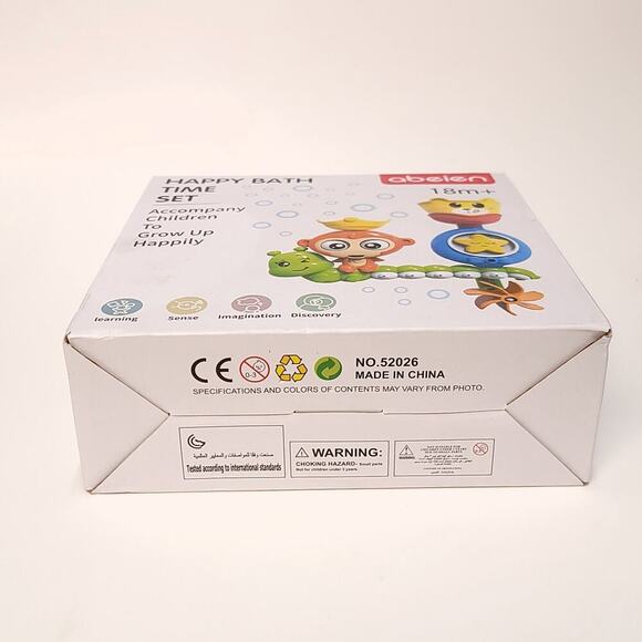 Happy Bath Time Set Kids Toy by Abeien for 18m+ Toddler Fun Play Bathtime - Picture 8 of 8